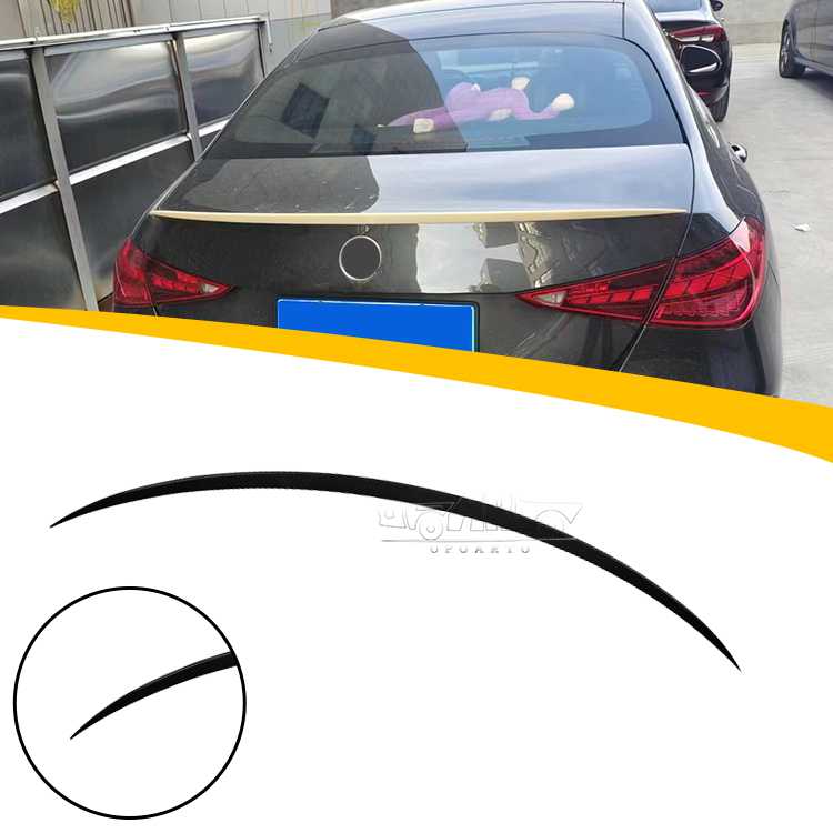 C43 Style Rear Trunk Spoiler For Mercedes BenZ C Class W206 2022+