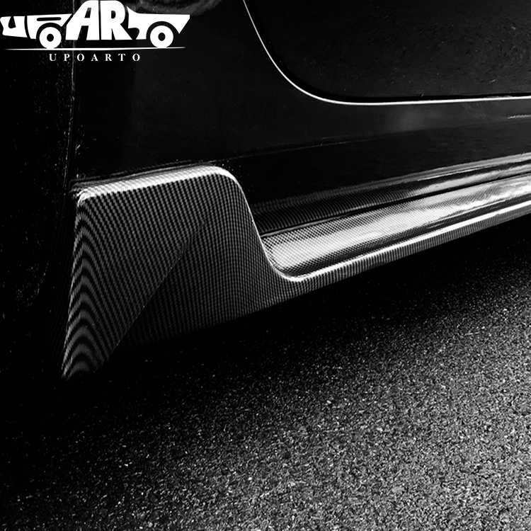 carbon tesla model 3 side skirt