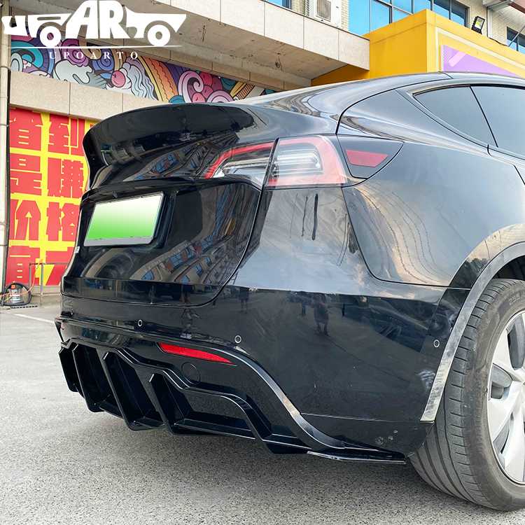 model y rear diffuser