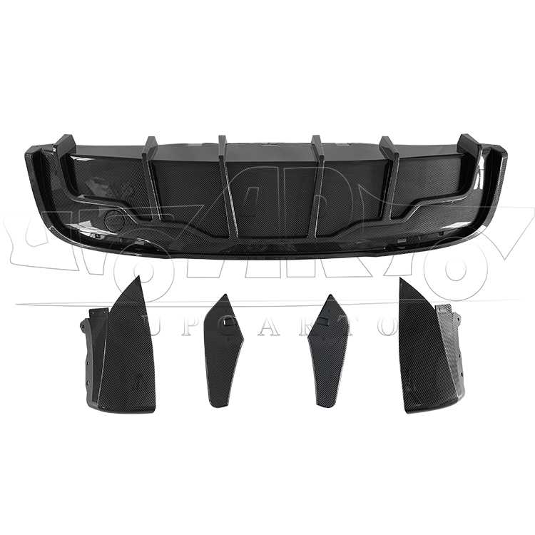 tesla model y carbon fiber diffuser