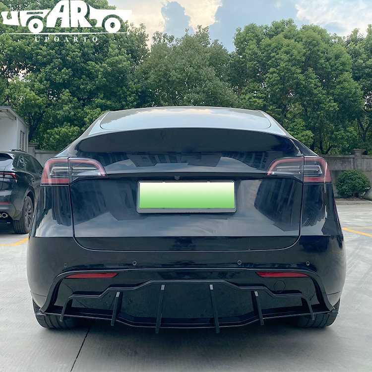 tesla y model rear diffuser