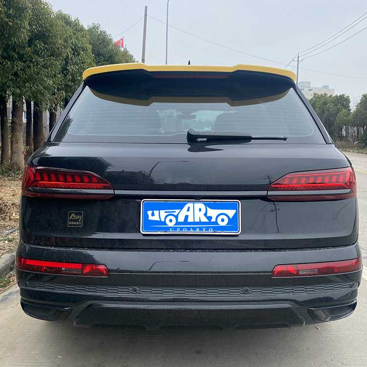 audi q7 roof spoiler