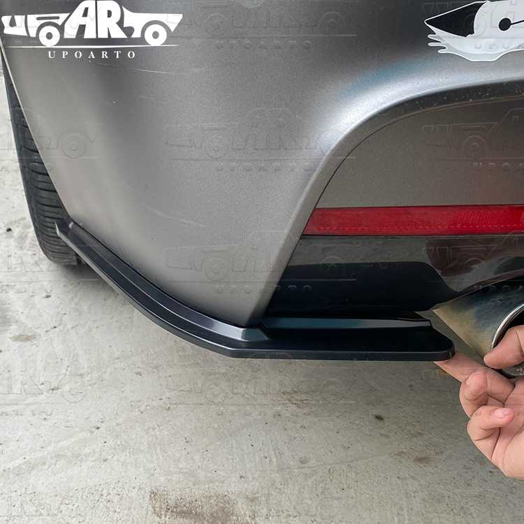 bmw f30 rear bumper splitter