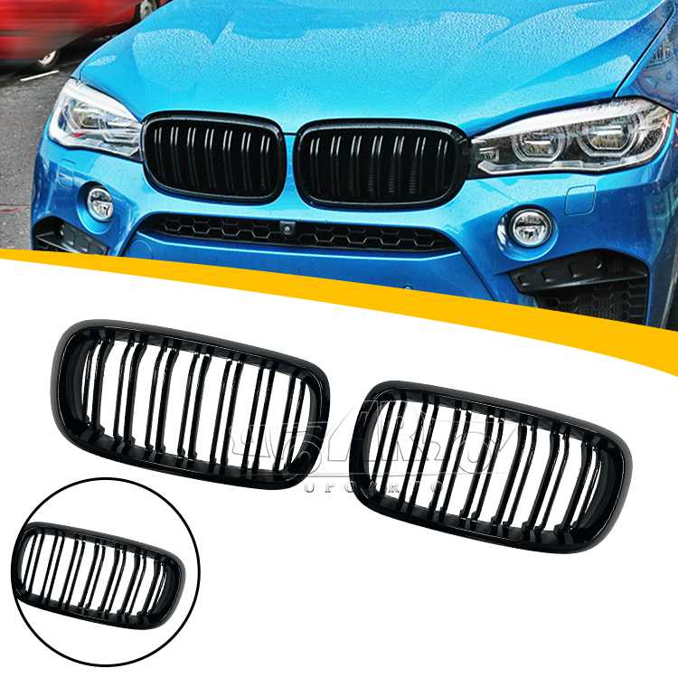 BMW X5 F15 Front Bumper Kidney Grille Cover Trim 2014-2018