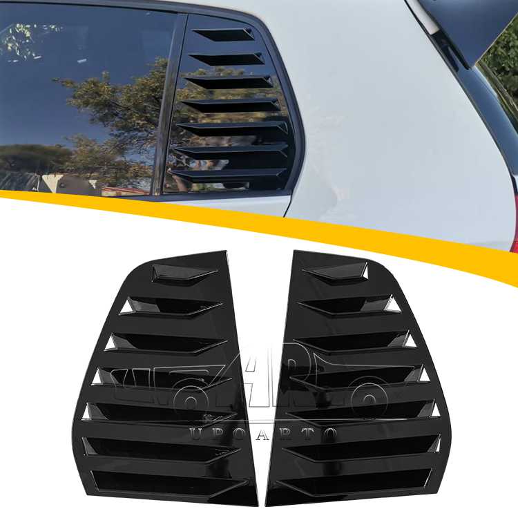Volkswagen Golf 5 MK5 GTI Rear Window Louver Side Shutter Cover Trim