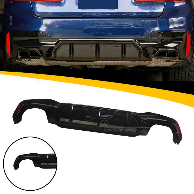 2017-2022 BMW 5 Series G30 G31 G38 Rear Diffuser Bumper Lip Without Lamp