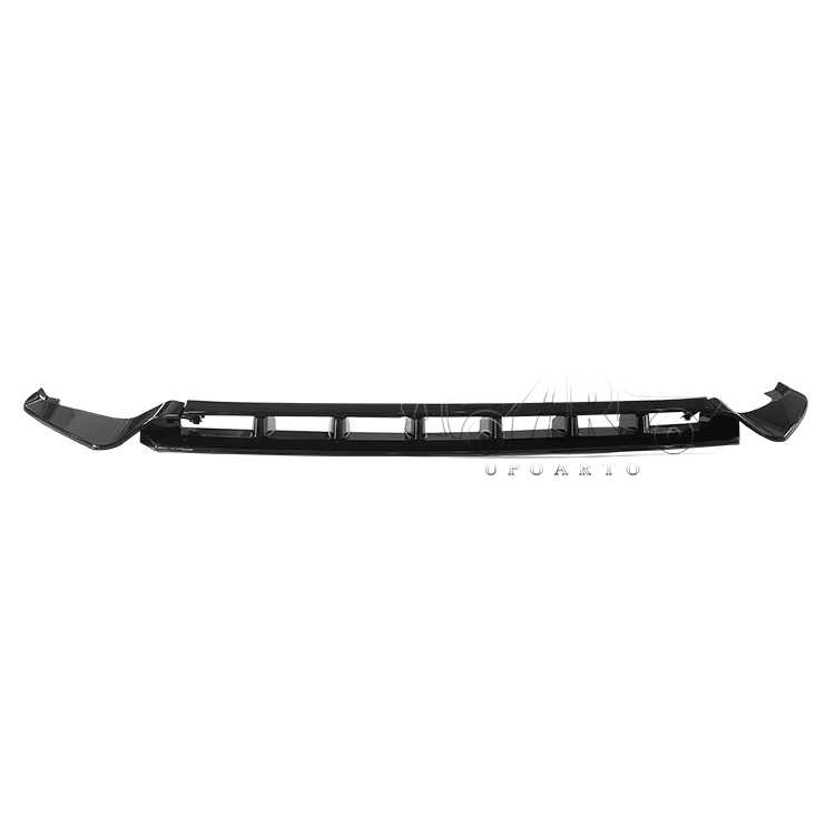 q8 front lip carbon black
