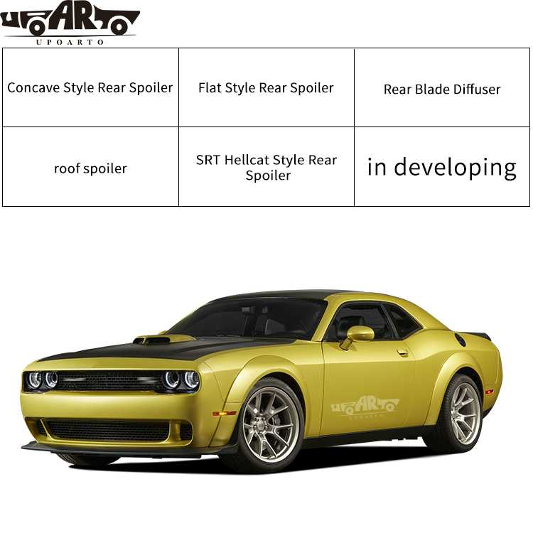 dodge challenger rear diffuser