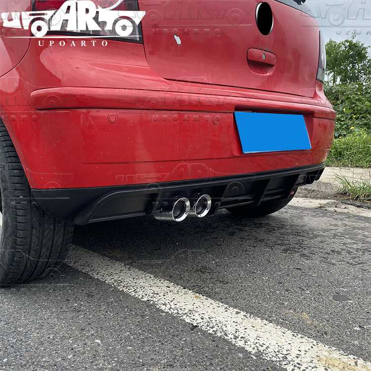 vw polo rear lip diffuser