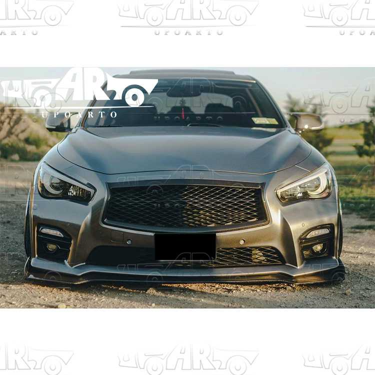 carbon fiber front lip infiniti q50