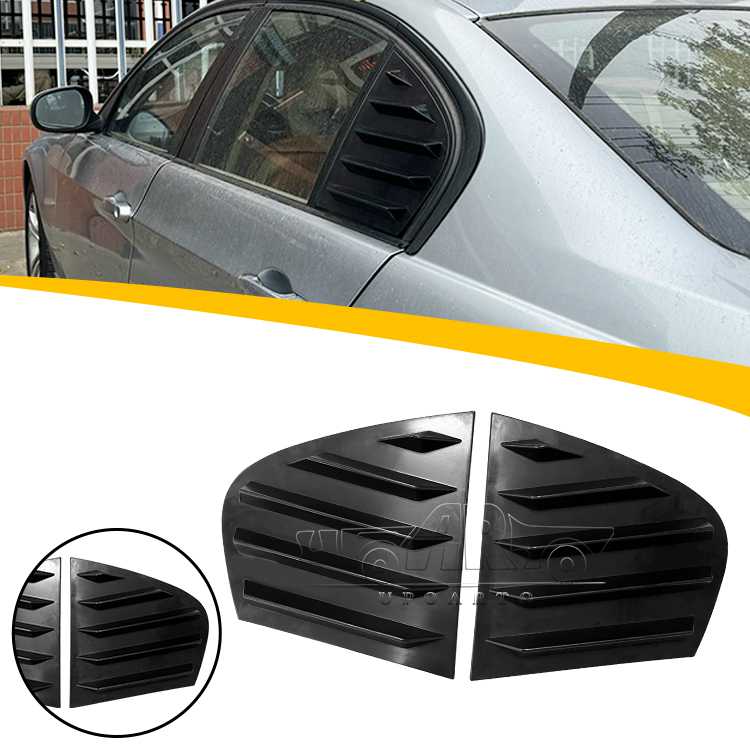 Rear Side Window Louvers Cover Shutter For BMW 3 Series E90 2005-2012