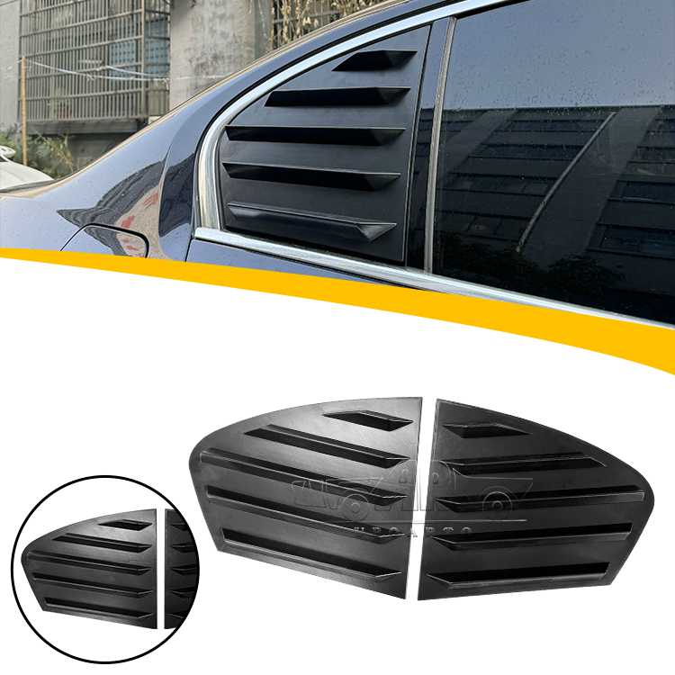 Rear Side Window Louvers Cover Shutters For BMW 5 Series G30 2018-2023