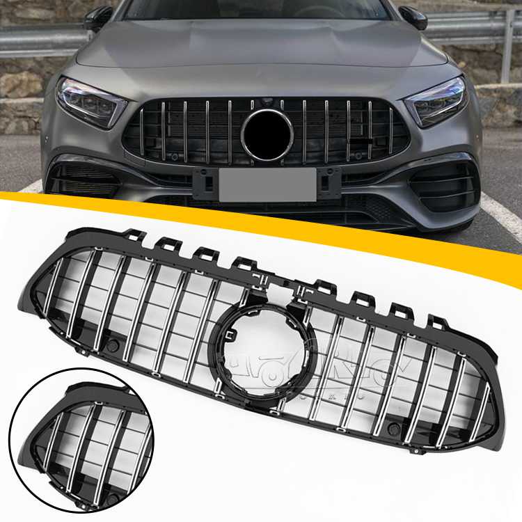 GTR Style Front Grill Air Vent For Mercedes Benz A Class W177 2019+ 