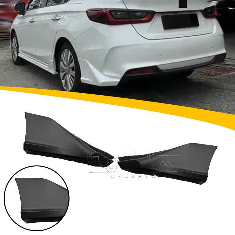Modulo Style Rear Wrap Angle Splitter Bumper For Honda City 2023 Sedan Facelift
