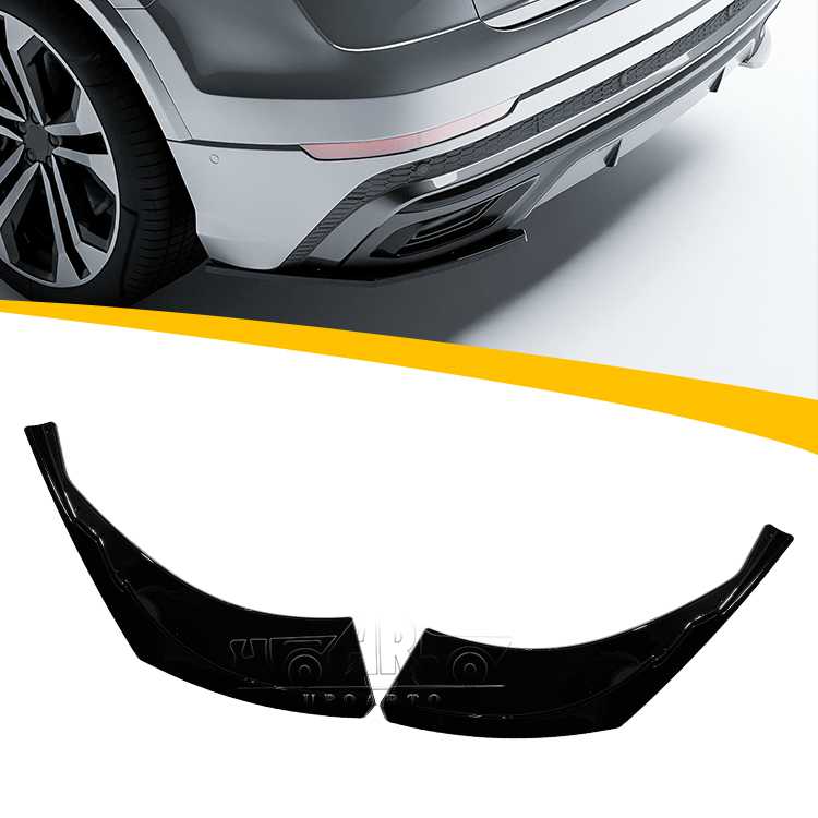 2018+ AUDI Q8 S-line Rear Side Splitter