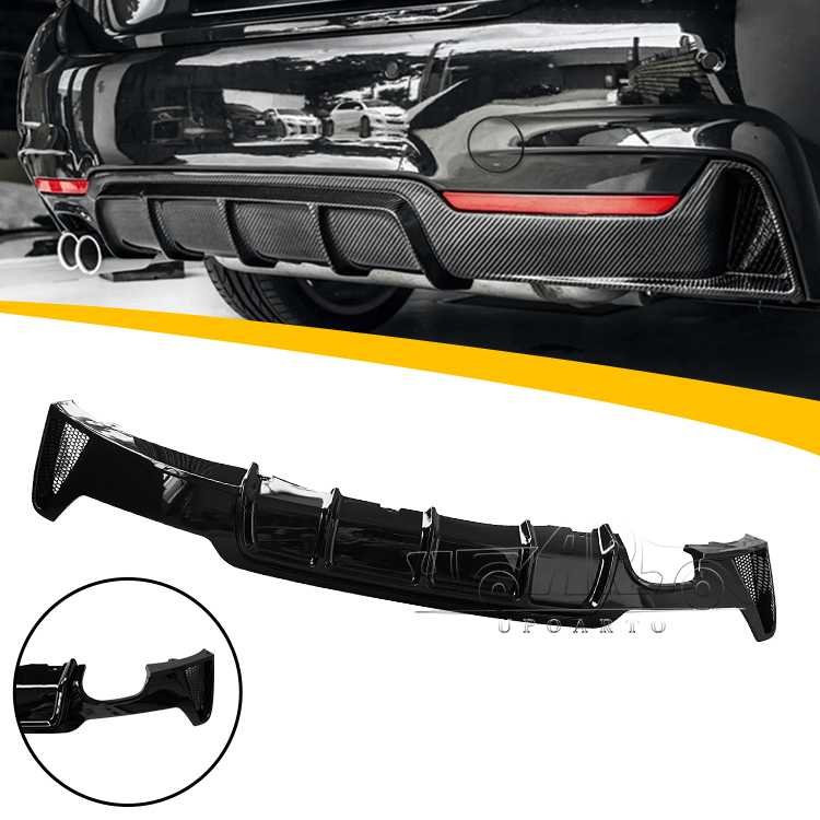 2014-2020 BMW 4 Series F32 F33 F36 MP Style Rear Lip Bumper Left 2 Exhaust Pipe