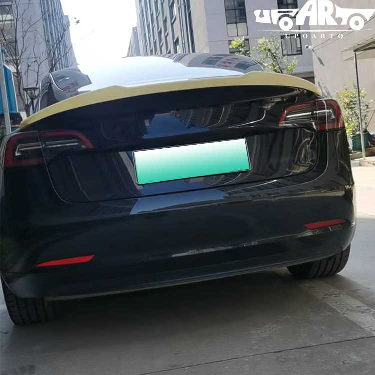 carbon spoiler tesla model 3