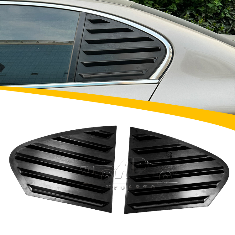 2010-2016 BMW 5 Series F10 Rear Window Louver Shutter Side Vent Cover Trim