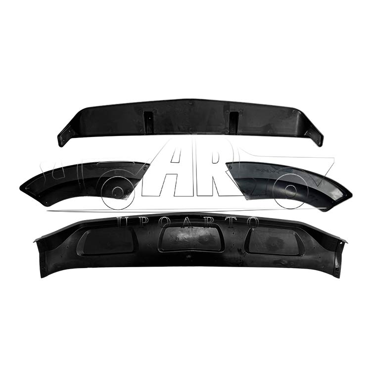 4 parts front lip