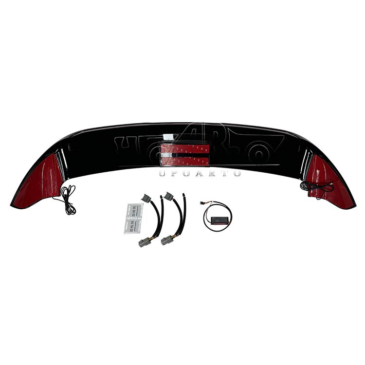 with lamp roof spoiler