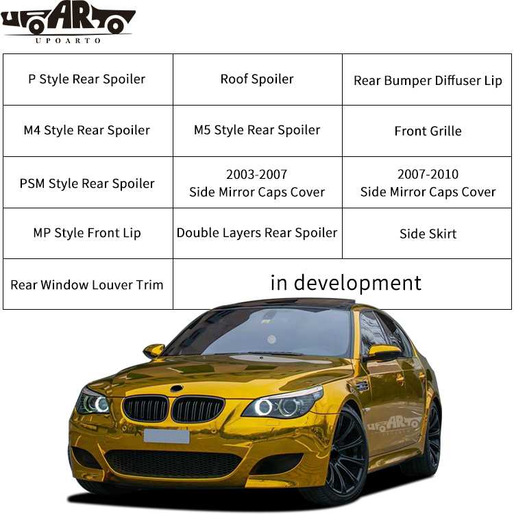 bmw e60 exterior accessories