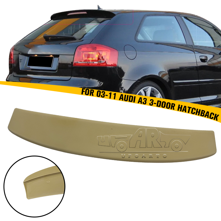2004-2013 AUDI A3 8P 3 Door Hatchback S3 Style Rear Trunk Spoiler