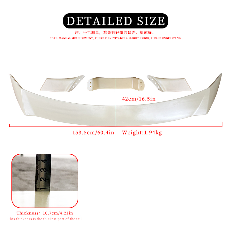 mustang back boot spoiler