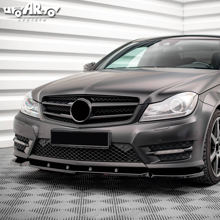 w204 front lip spoiler