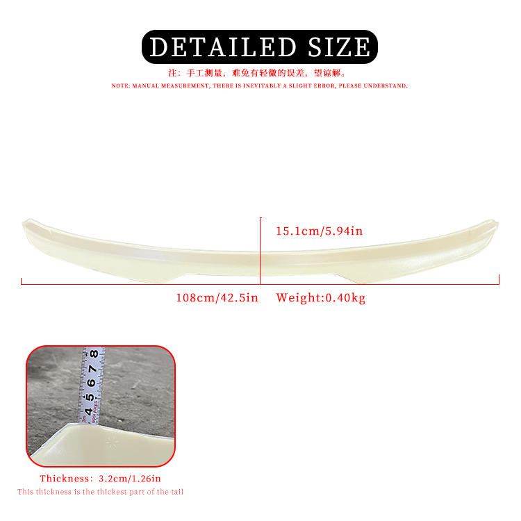 2005-2011 Mercedes BenZ B-Class W245 B200 Rear Spoiler