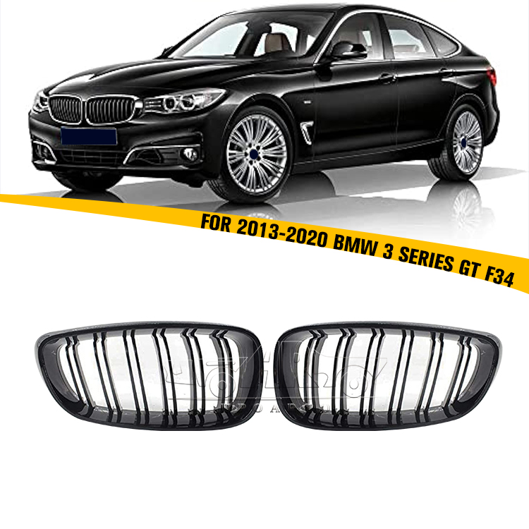 2013-2020 BMW 3 Series GT F34 Double Slat Front Bumper Grille