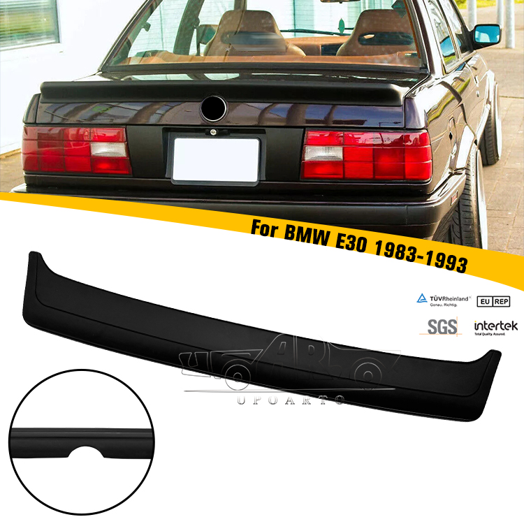1983-1993 BMW 3 Series E30 Saloon Coupe Cabrio Mtech 1 Style Rear Boot Spoiler