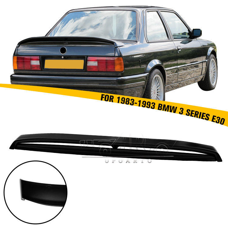 1983-1993 BMW 3 Series E30 Saloon Coupe Cabrio Mtech 2 Style Rear Spoiler