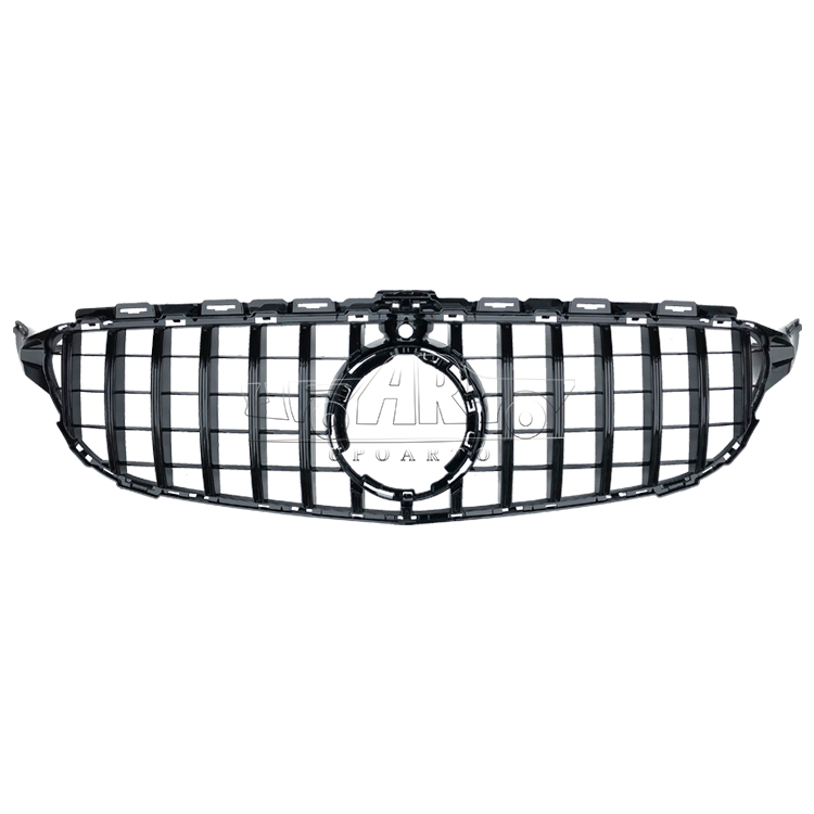 2019-2021 Mercedes Benz C Class W205 With Camera Hole GTR Style Front Grille