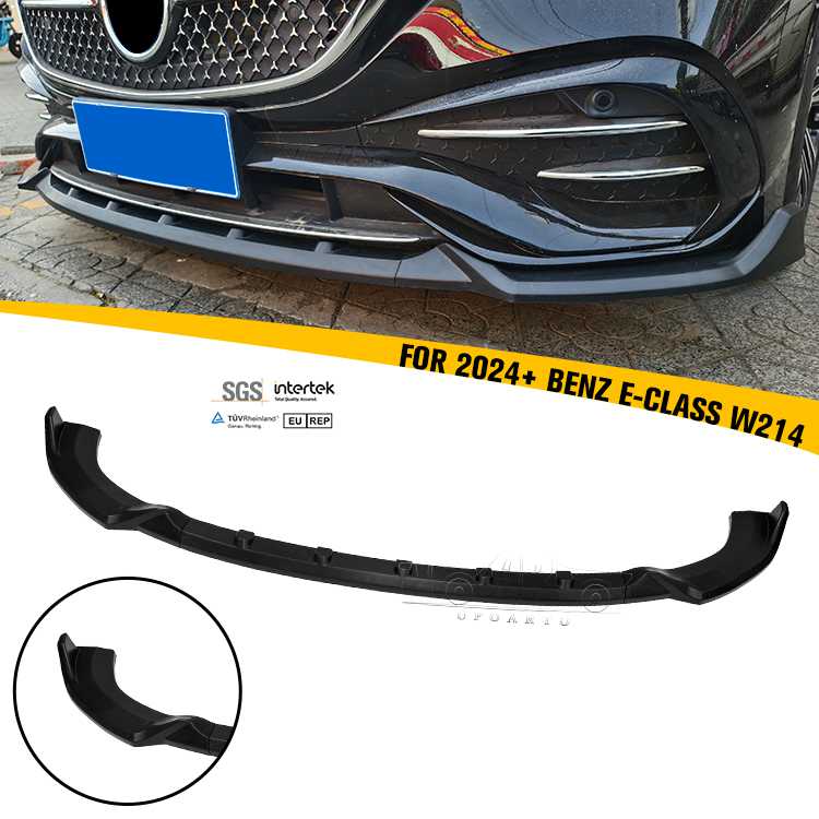  2024+ Mercedes Benz E-Class W214 3 Parts Front Bumper Lip