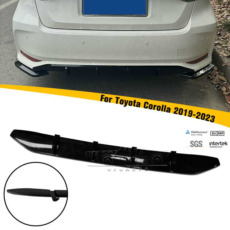2019-2023 Toyota Corolla Prestige Sedan Rear Lip Diffuser