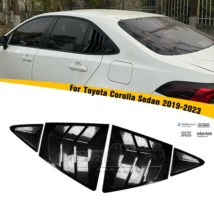 2019-2023 Toyota Corolla Sedan Prestige Rear Window Louver Trim