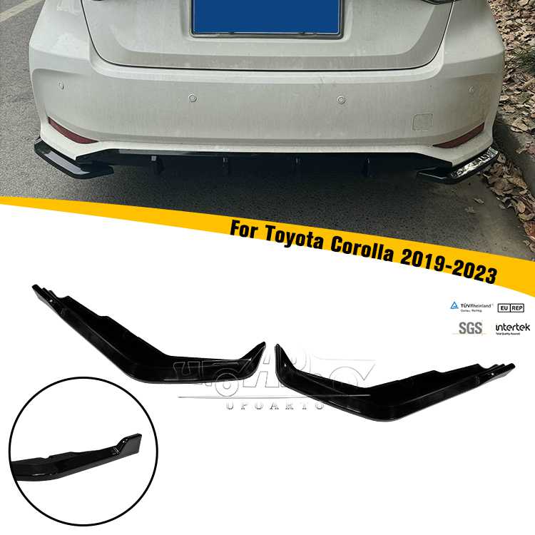 2019-2023 Toyota Corolla Sedan Rear Bumper Side Splitter
