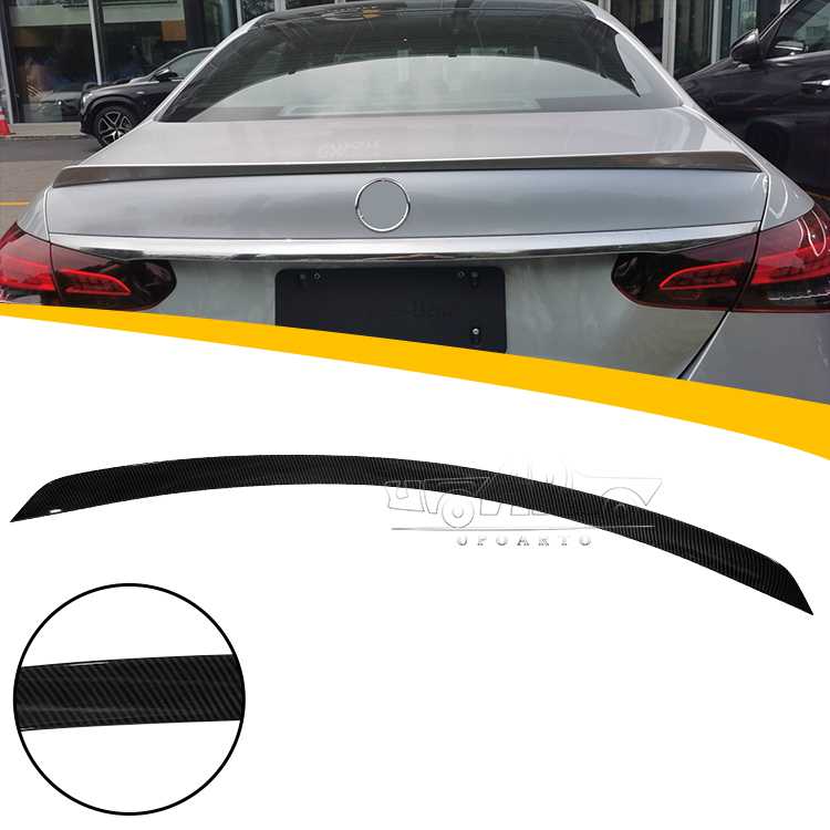 Mercedes W213 Edition E63s Style Carbon Fiber Rear Trunk Spoiler