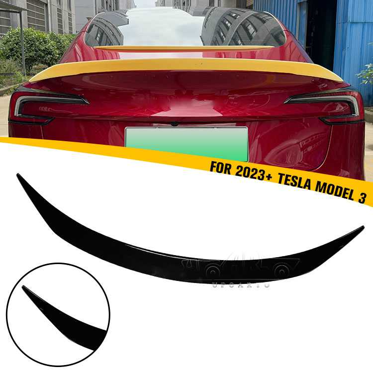 2023+ Tesla Model 3 Taiwan Atomic Style Rear Spoiler Tail Wing