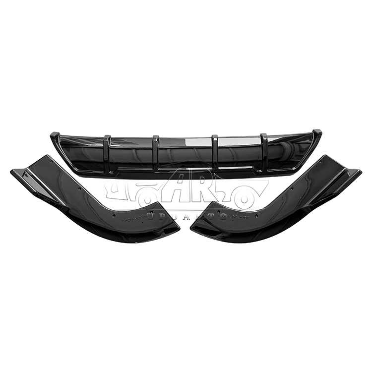 2020+ AUDI Q7 S-Line Rear Bumper Fender & Rear Side Splitter