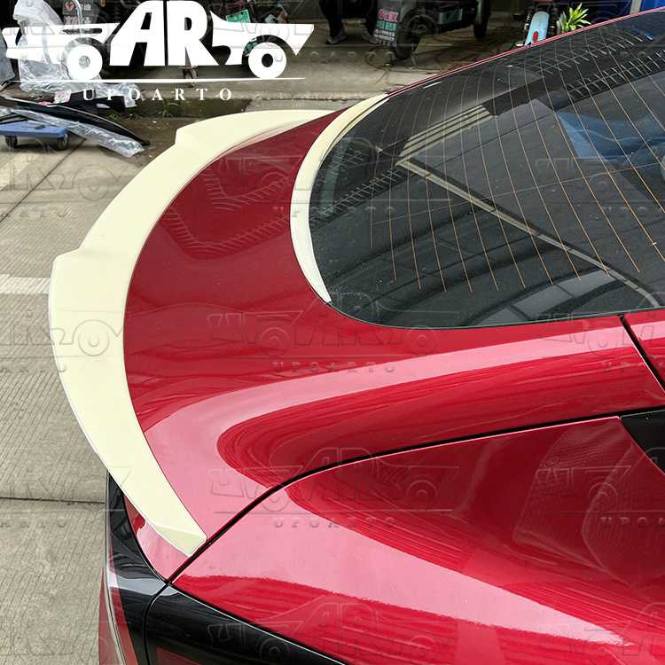 tesla matt black spoiler model 3