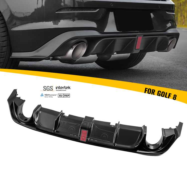 Golf 8 8.5 GTI Rline GTE CS Style Rear Lip