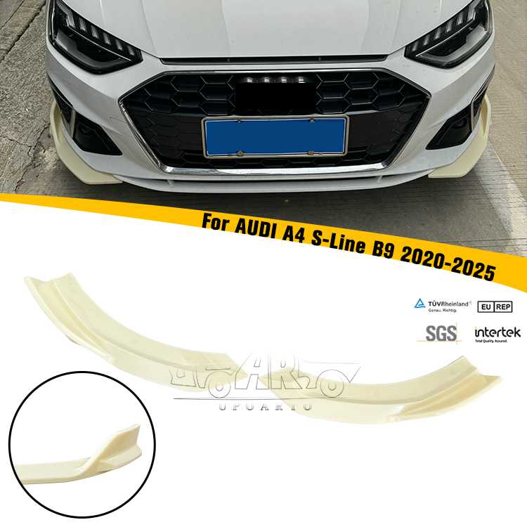 2020-2025 AUDI A4 S-Line B9 Facelift Front Wrap Angle Side Splitter