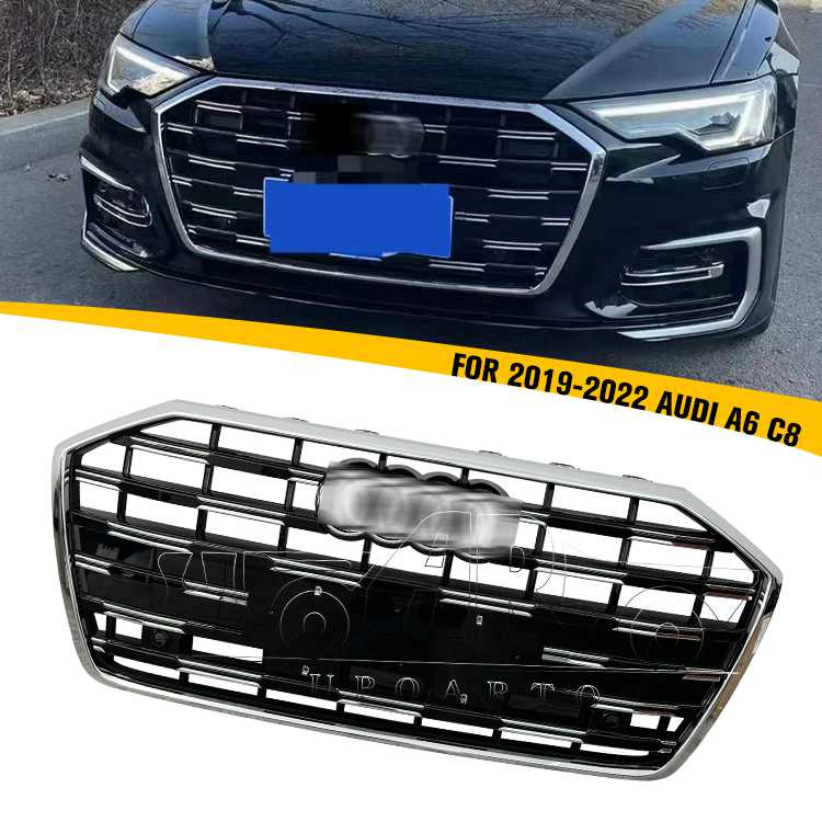 2019-2022 AUDI A6 C8 Upgrade to High Version Car Front Grille