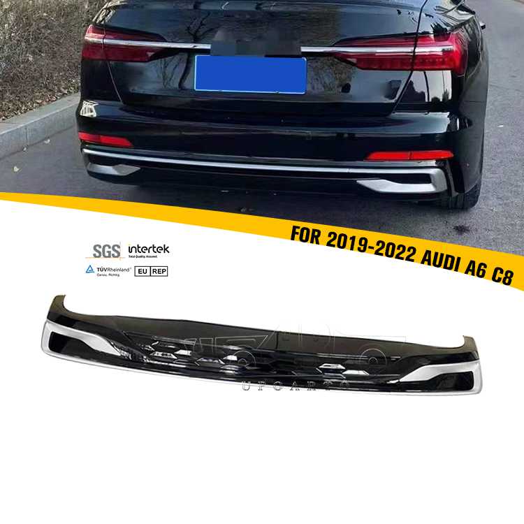 2019-2022 AUDI A6 C8 Rear Lip Diffuser Upgrade to High Version Car