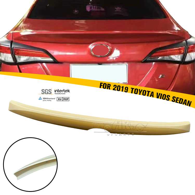 Car Rear Spoiler for Toyota Vios Sedan 2019