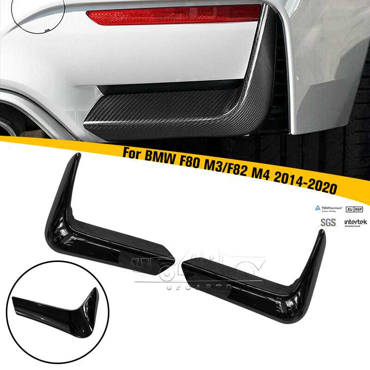 BMW F80 M3 F82 M4 Rear Bumper Valance Corner 2014-2020