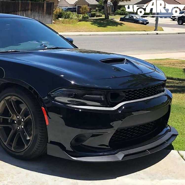 carbon fiber front lip dodge charger