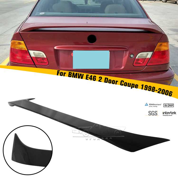1998-2006 BMW 3 Series E46 2 Door Coupe Original Style Rear Spoiler 51710000670