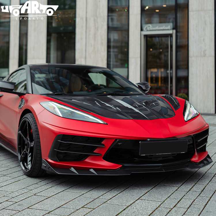 corvette c8 front bumper lip